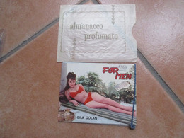 1969 Almanacco Profumato FOR MEN Gila GolanAngela Dorian Margaret Lee Ursula Rank Alicia Brandet + Bustina - Petit Format : 1961-70