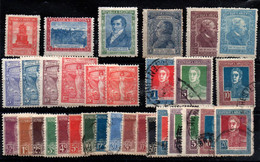 Argentina Nº 252/63, 276/94. Año 1920/23 - Neufs
