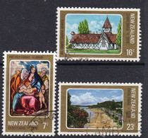 New Zealand 1978 Christmas Set Of 3, Used, SG 1182/4 (A) - Usados