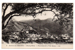 Maroc-- Près MEKNES - MOULAY-IDRISS--Panorama De La Ville Sainte .............dos Blanc.............à Saisir - Meknes