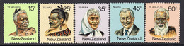 New Zealand 1980 Maori Personalities Set Of 5, MNH, SG 1232/6 (A) - Ungebraucht