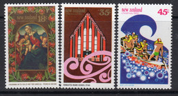 New Zealand 1982 Christmas Set Of 3, MNH, SG 1274/6 (A) - Ungebraucht