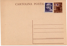 Trieste A.M.G.V.G. - Cartolina Postale Nuova - Marcofilía