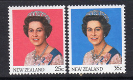 New Zealand 1985 QEII Definitives Set Of 2, MNH, SG 1370/1 (A) - Ongebruikt