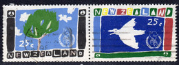 New Zealand 1986 International Peace Year Pair, Used, SG 1393/4 (A) - Used Stamps