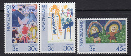 New Zealand 1986 Health Set Of 3, MNH, SG 1400/2 (A) - Ongebruikt