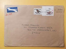 2000 BUSTA INTESTATA AIRMAIL COVER SUD AFRICA SUID AFRIKA SOUTH BOLLO ANIMALS OBLITERE' FOR ITALY - Lettres & Documents