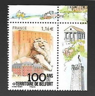 France 2022 - Yv N° 5564 ** - 100 Ans Du Territoire De Belfort - Neufs