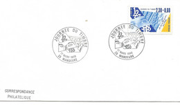 France Enveloppe 1er Jour   -Mandeure 25 - Doubs - Cachet à Date 1990 (lot De 2) - Maschinenstempel (Werbestempel)