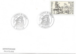 France Enveloppe 1er Jour   -Mandeure 25 - Doubs - Cachet à Date 1983 - Mechanische Stempels (reclame)