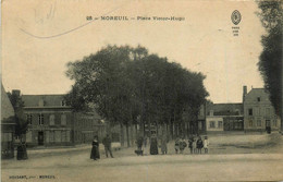 Moreuil * La Place Victor Hugo * Café Du Progrès * Poste Ptt - Moreuil