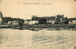 St Jean De Losne * Le Quai National * Courses De Bateaux , Canoé Kayak - Autres & Non Classés