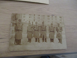 Carte Photo  Militaire Militaria Lodève 1902 Pote De Garde Texte Au Dos Pour Indentification - Kasernen