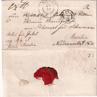 ALLEMAGNE 1846 LETTRE DE DESSAU - [1] Préphilatélie