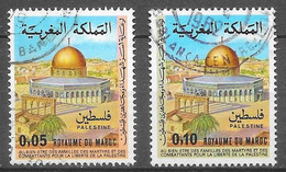 Journée De La Palestine : N°812 Et 813 Chez YT. - Maroc (1956-...)