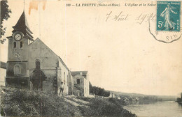 LA FRETTE L'église Et La Seine - La Frette-sur-Seine