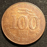 LIBAN - LEBANON - 100 LIVRES 2006 - KM 38b - Lebanon