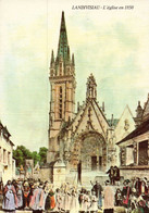 Dep 29 , LANDIVISIAU , L'Eglise En 1850 , La Bretagne Par Taylor Et Nodier , LC 136 , Edit. JOS  (3869) - Landivisiau