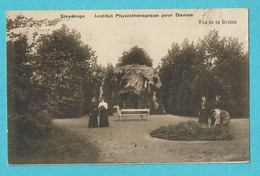 * Sleidinge - Sleydinge (Evergem - Oost Vlaanderen) * Institut Physiothérapique Pour Dames, Vue De La Grotte, Jardin - Evergem