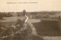 LOUVRES Route De Puiseux Vue Panoramique - Louvres