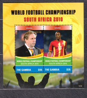 GAMBIA 2010- MNH (FUTEBOL)_  DPT1129 - 2010 – Zuid-Afrika