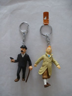 TINTIN : LOT De 2 Figurines - TINTIN Et DUPONT - HERGE Moulinsart 1994 - Tintin