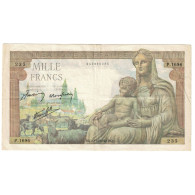 France, 1000 Francs, Déesse Déméter, 1942, P.1696, TTB, KM:102 - 1 000 F 1942-1943 ''Déesse Déméter''