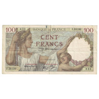 France, 100 Francs, Sully, 1942, F.28199, TB+, Fayette:26.65, KM:94 - 100 F 1939-1942 ''Sully''