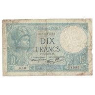 France, 10 Francs, Minerve, 1941, N.830, B, Fayette:7.26, KM:84 - 10 F 1916-1942 ''Minerve''