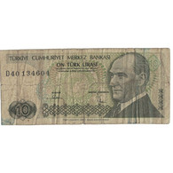 Billet, Turquie, 10 Lira, L.1970, KM:192, B - Turquie