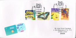 44143. Carta Aerea HAYMARKET (australia) 2022. Cat. CHINA TOWN To Spain - Covers & Documents