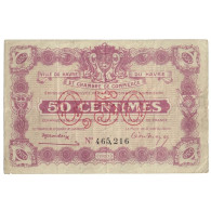 France, Le Havre, 50 Centimes, 1920, Chambre De Commerce, TTB, Pirot:68-20 - Chambre De Commerce