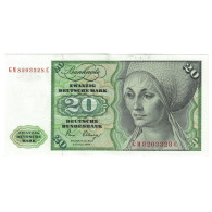 Billet, République Fédérale Allemande, 20 Deutsche Mark, 1980, 1980-01-02 - 20 DM