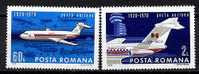 Roumanie **  PA N° 223/224 - 50e Ann. De L'aviation Civile - Unused Stamps