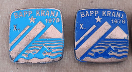 10. Balkan Swimming Championship Kranj 1978  Slovenia Ex Yugoslavia Pins Badge - Zwemmen