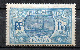Col24 Colonies Saint Pierre & Miquelon SPM N° 130 Neuf X MH Cote 22,00€ - Nuevos