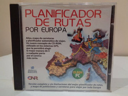 CD-ROM Para PC. Planificador De Rutas Por Europa. Atlas, Mapa De Carreteras Y Planificador Automático De Viajes - GPS/Avionics