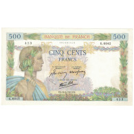 France, 500 Francs, La Paix, 1942, G.604, SUP, Fayette:32.35, KM:95b - 500 F 1940-1944 ''La Paix''