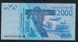 W.A.S.  NIGER P616Hb 2000 FRANCS 2004 Signature 32   AU-UNC. - Stati Dell'Africa Occidentale