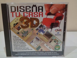 CD-ROM Para PC. Diseña Tu Casa 3D. CNR Y Grupo Zeta. Para WIndows. 1999. Programa De Arquitectura. - CD