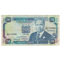 Billet, Kenya, 20 Shillings, 1989, 1989-07-01, KM:25b, B+ - Kenya