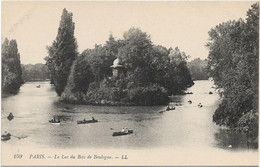 75 Paris 75016  -  Bois De Boulogne  - Le Lac - Arrondissement: 16