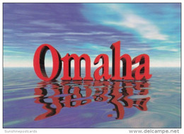 Nebraska Omaha Large Letters - Omaha