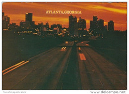 Georgia Atlanta Skyline At Night - Atlanta