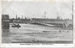 75 Paris 75016  -  Inondations 1910  -  Pont Mirabeau - Arrondissement: 16