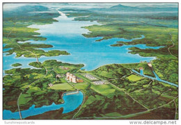 South Carolina Clemson Duke Power's Keowee-Toxaway Project Aerial View - Clemson