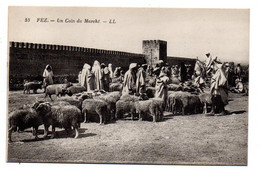 Maroc-- FEZ  (Fès)  -- Un Coin Du Marché   ( Très Animée , Moutons )   ................à Saisir - Fez (Fès)
