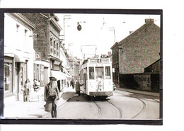 Photo Tram - Paturages Centre  1961 - Colfontaine