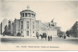 75 Paris 75016  - Musee Guimet - Statue De Washinghon - Arrondissement: 16