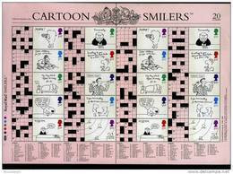 GREAT BRITAIN - 2003  CARTOONS  GENERIC SMILERS SHEET PERFECT CONDITION - Hojas & Múltiples